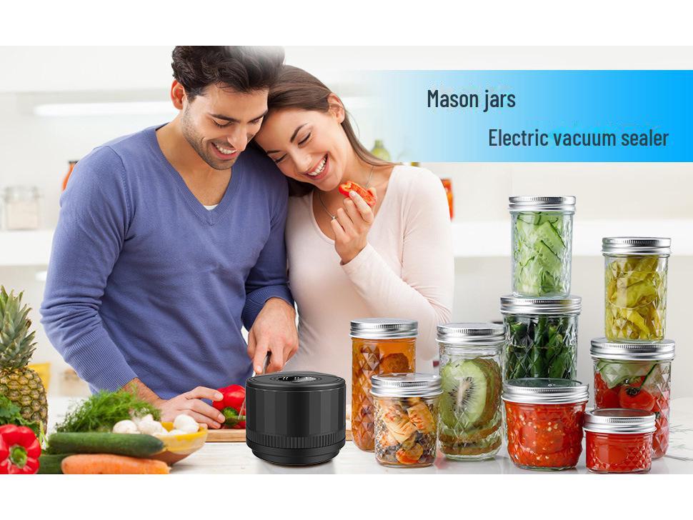 Mason Jar Electric Vacuum Sealer for Food Preservation