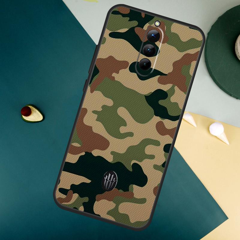 Army Military Camouflage For ZTE Nubia Red Magic 10 Air 8 9 8S 9S 10S Pro Plus 7 6S 7S Pro Red Magic 11 Pro Plus Case
