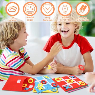 20 Stück Filz Brettspiel für Kinder und Familienparty Spaß Mini Brettspiel Spielzeug Familienbrettspiel Geburtstagsgeschenke Reisespiel