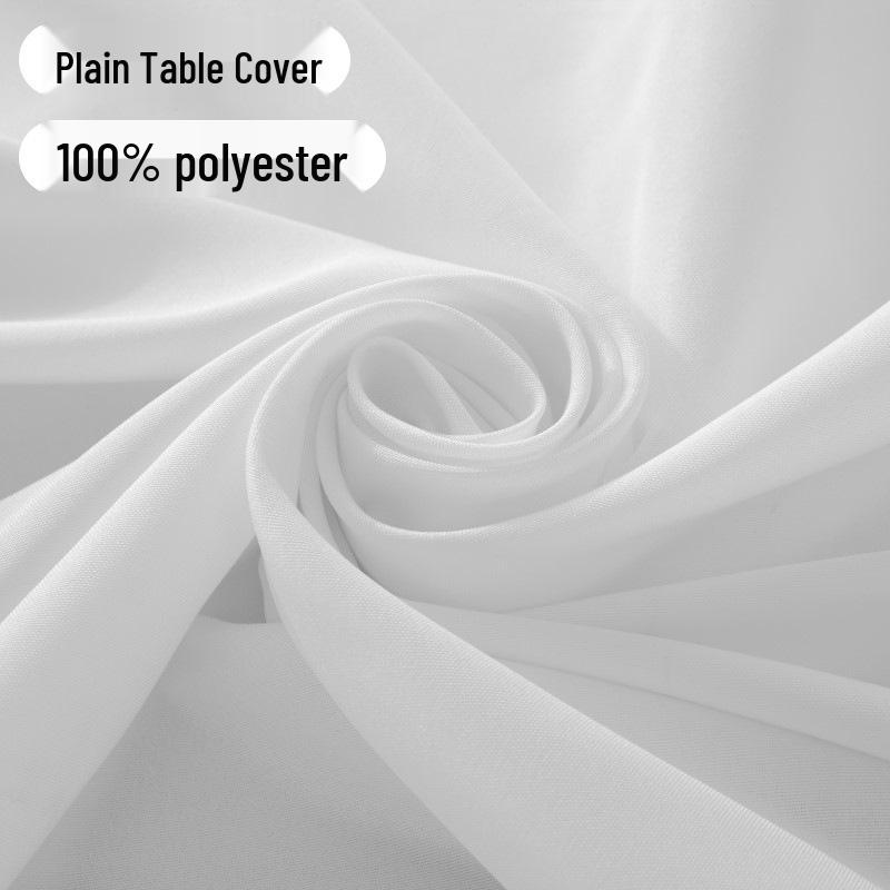 Solid Color Square Tablecloth for Conferences, Office, and Weddings