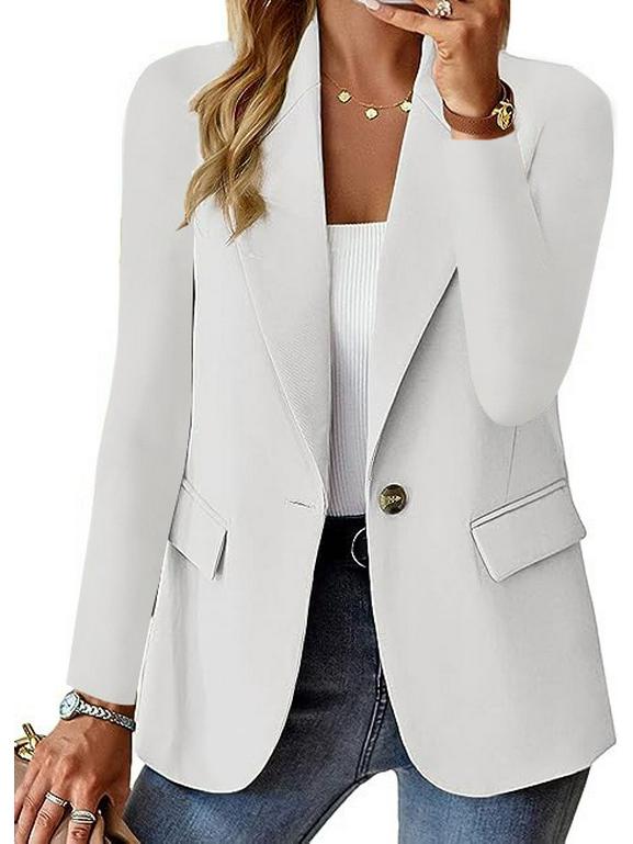 2024 Women's Autumn Long Sleeve Multi-Color Cardigan Blazer Jacket