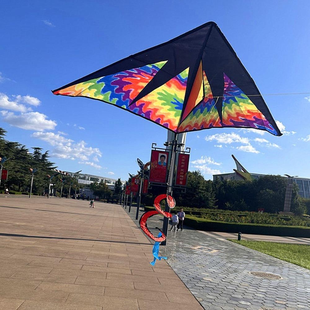 Good Flying Children's Kite 1.22m Outdoor Flying Toy New Large Beach Delta Kites  Fun Sports