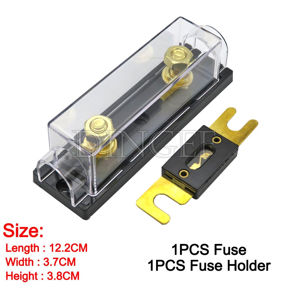 1Set ANL Fuse 60 80 100 120 275 300 400 450A 500 AMP ANS Fuse Holder Bolt-on Fuse Automotive Fuse Holders Fusible Link With Fuse Fuse Holders1
