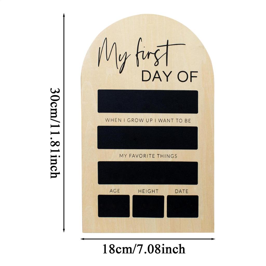 First Day Of School Sign Reusable Memory Photo Board With Handles Back To School Starting School Nursery Preschool