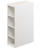 Yamazaki Lap W8 X D18 X Tower Lap Slim Easy Product 4995 4-Tier Stand, White, Approx. H29.5cm, Holder, Design, Access, Number