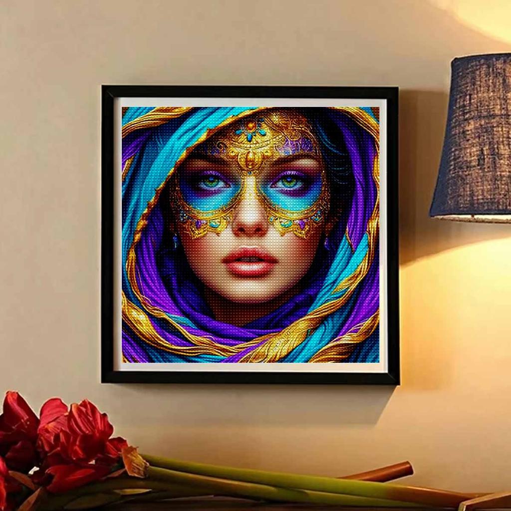 Disney 5D Diamond Painting Venetian Masquerade Cross Stitch Mosaic Kit Home Decoration Wall Sticker DIY Handmade Gift