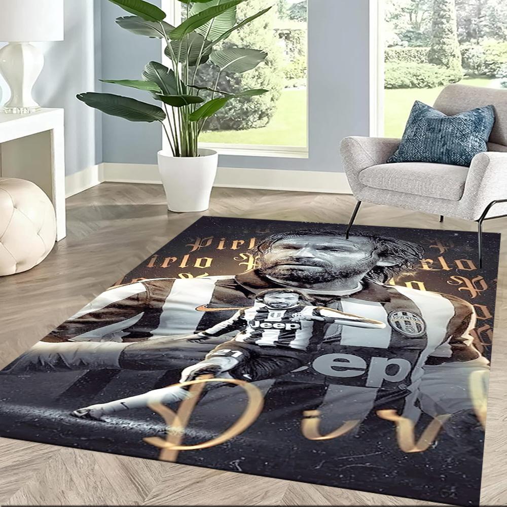Juventus Floor Mat Design For Dining Room Living Rooms Study Room Bedrooms Antislip Carpet Anime Office Decor Perfect Birthdaychristmas Gift Idea
