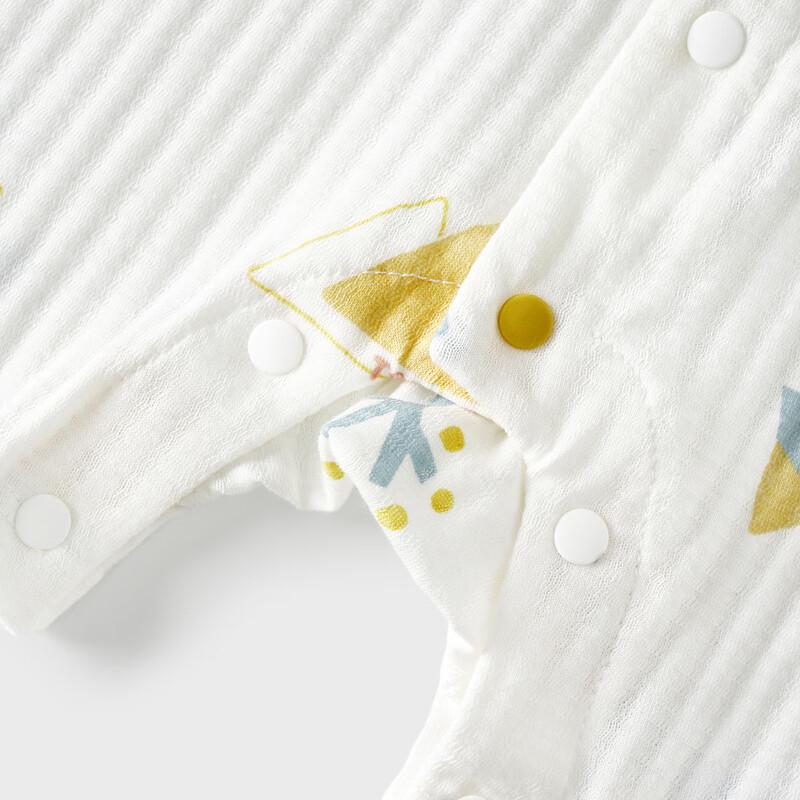 TONGTAI Baby Short Sleeve Cotton Romper