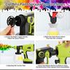 Paint Sprayer for Ryobi One+ Plus 18V Li-ion Battery,200W HVLP Brushless Motor Handheld Paint Sprayer Gun with 4 Size Nozzles 3 Patterns