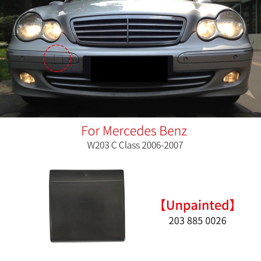 Car Front Bumper Tow Hook Cover Cap Replacement Accesssory For Mercedes Benz W203 C Class C180 C200 C230 C250 C300 2038850026