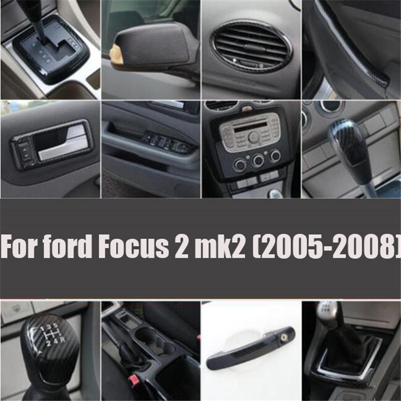Car Styling Accessories Special Modified External Interior Decorative Sticker Trim Case For Ford Focus 2 mk2 2005-2008
