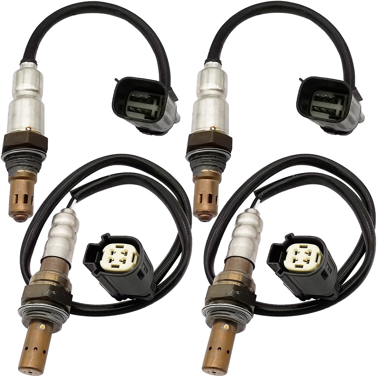 

4Pcs 234-5038 234-4490 Upstream Downstream Air Fuel Ratio Sensor Oxygen O2 Sensor for 2011-2012 Ford Escape V6-3.0L, 2011-2014 Ford F-150 V6-3.7L,