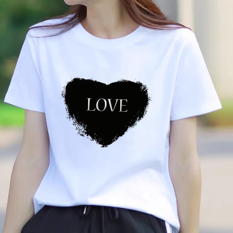 Trendy Summer Women's Short Sleeve T-Shirt - American Korean Style