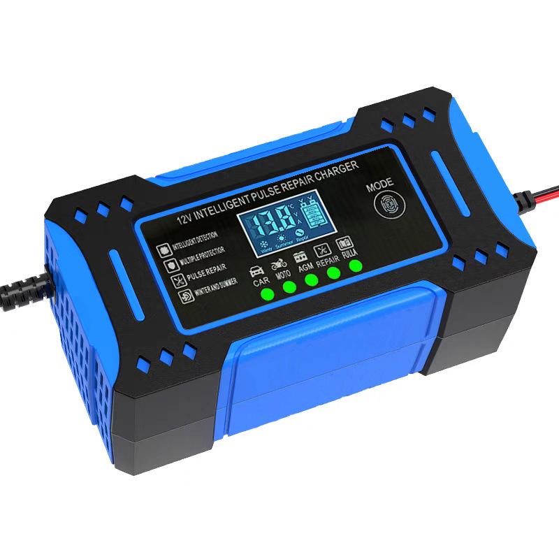12V 6A Intelligent Car & Motorcycle Battery Charger with Automatic Repair Function