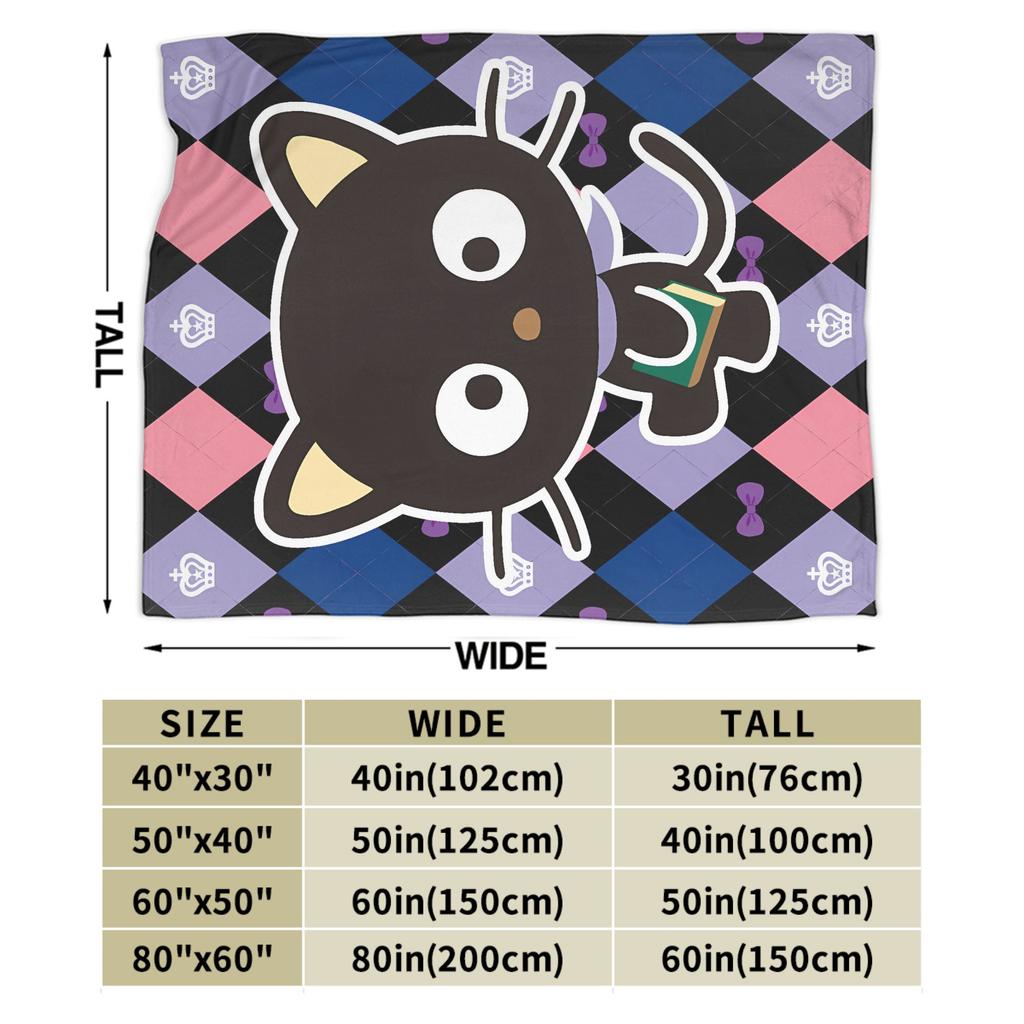 Süße Chococats Decke Super Warm Schwarz Katze Überwurfdecke Winter Junge Mädchen Schlafzimmer Lustige Bettdecke