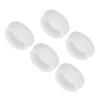 Uxcell Flush Type Round Silicone Waterproof Hole Plugs for Kitchen 36mm Pack of 5 Snap-in Use, Diameter, White,