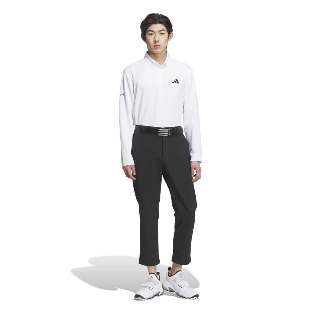 Adidas Golf EX STRETCH ACTIVE Ankle Black Water-Repellent Pants, Men's,