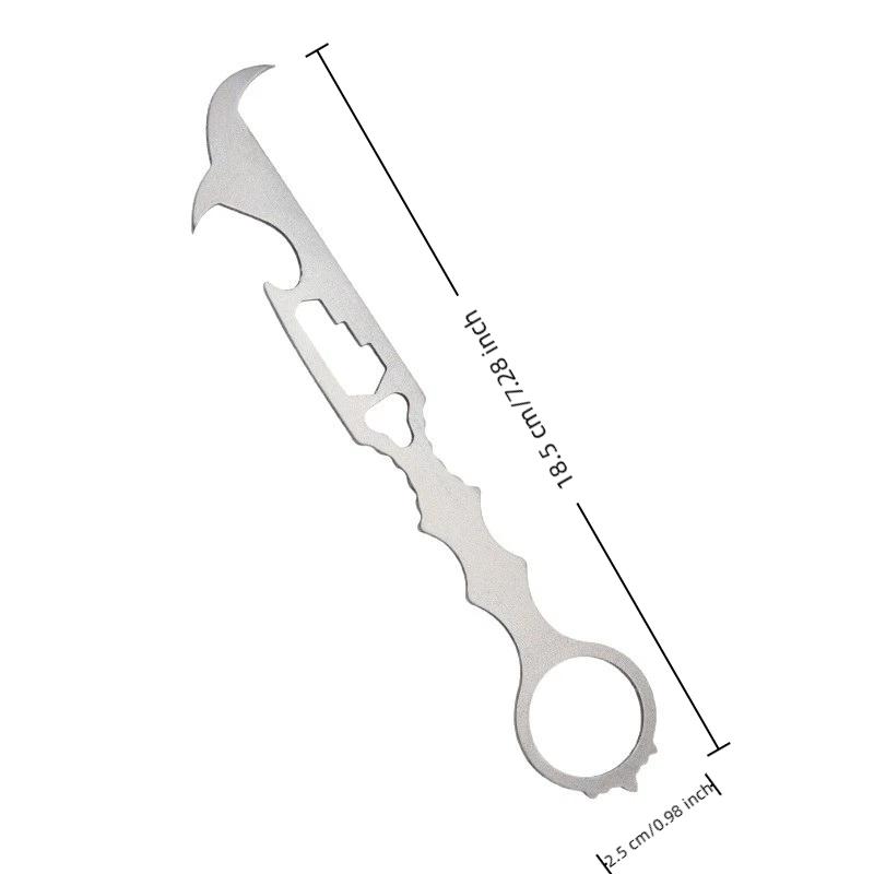 textureTire Stone Remover Tool Portable Tyre Rock Picker Car Wrench for Precision Stone Extraction and Safe Driving