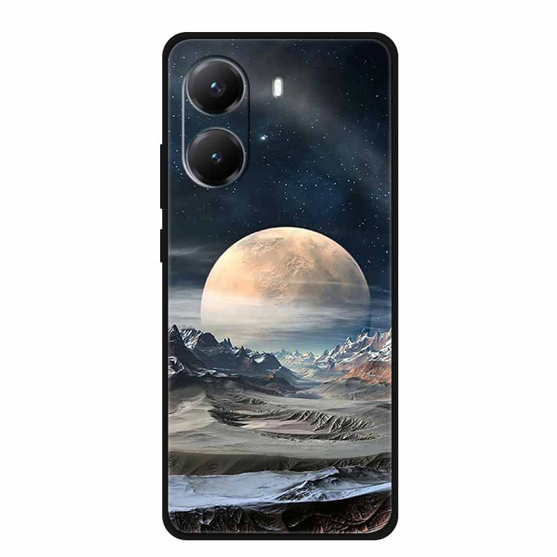 For Poco X7 Pro 5G TPU Silicone Cover Bumper For Xiaomi Poco X7 Pro 2412DPC0AG Shield Funda Moon Space Phone Back Case Coque