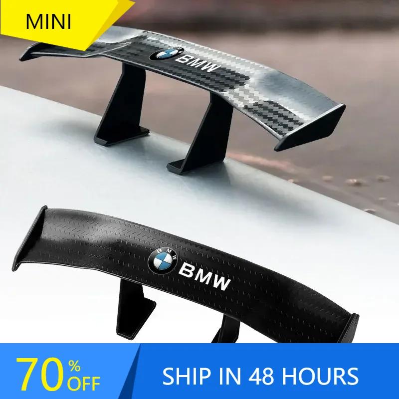 R56 R60 Car Rear Spoiler Mini Spoiler Wing Small Tail Emblem Sticker Decoration For BMW E34 E46 E39 E38 E90 E60 E36 F30 F30 F10
