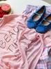 Girls' Korean Style Summer T-shirt & Sun Protection Cardigan – Breathable and Loose Fit for Medium & Large Children