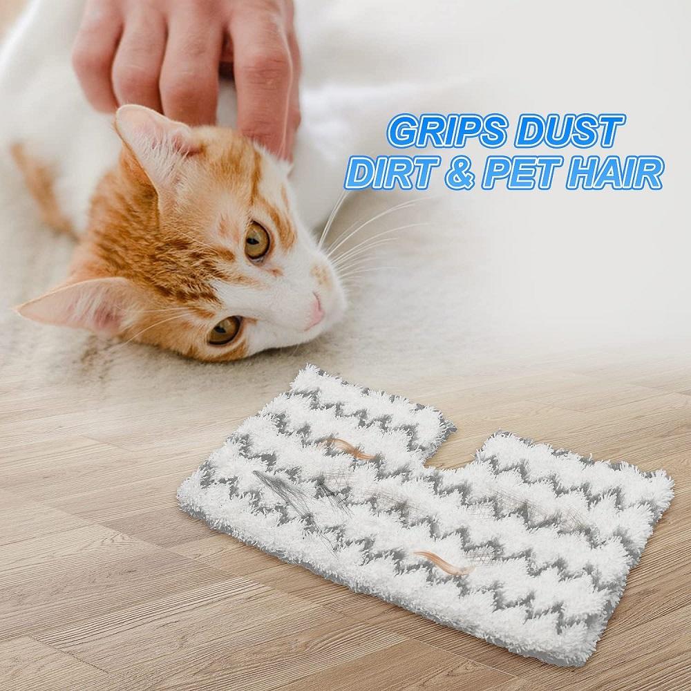 Steam Mop Pads Replacement for Shark Lift-Away Pro & Genius Pocket Steam Mop Series S3973 S3973D Washable Reusable Mop Pads