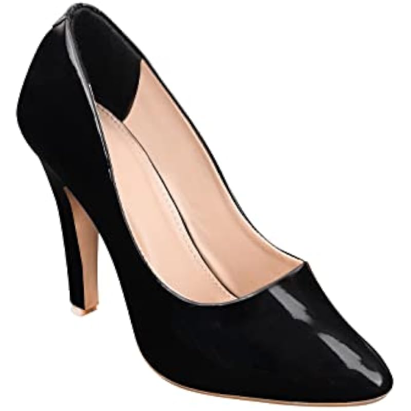 Shoetopia Women'S Slip-On Pumps Black /Eu41 / Uk8
