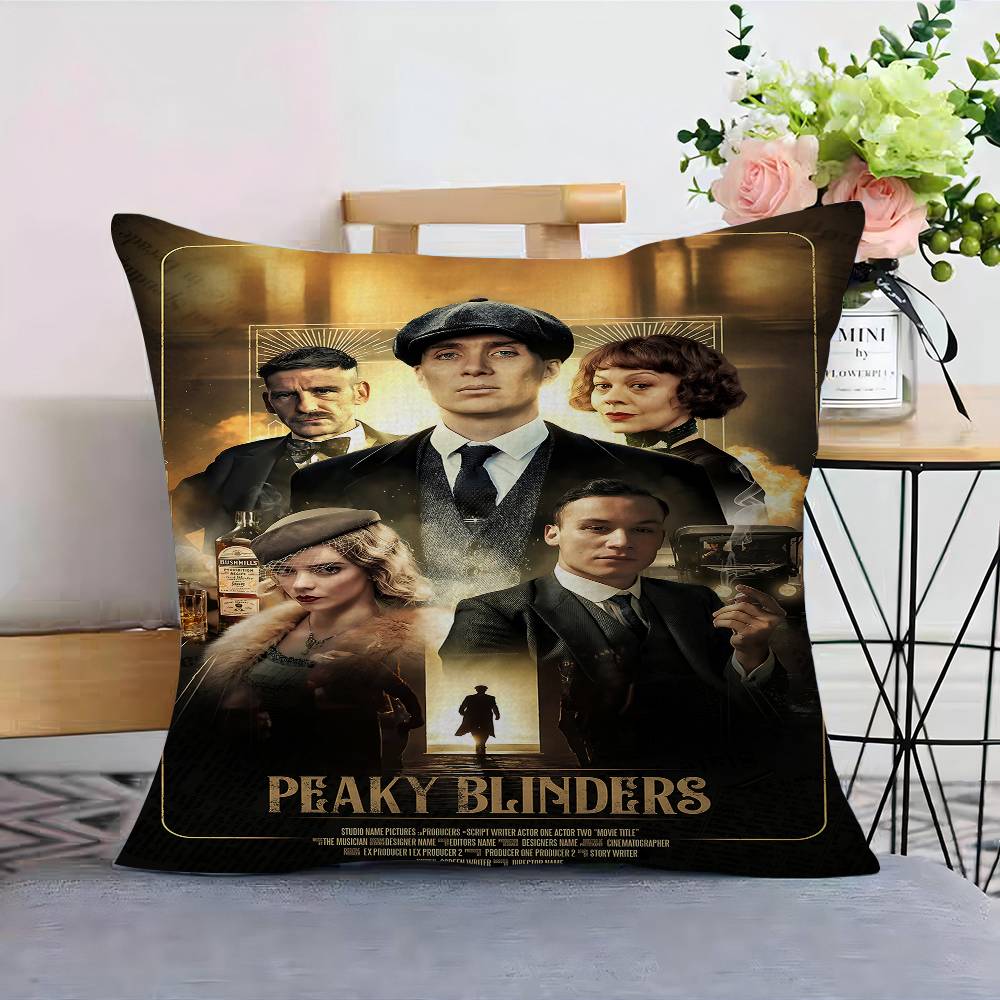 Movie P-Peaky B-Blinders Cushion Cover Pillowcase Upholstery Sofa Throw Pillow Home Decor Pillowcas