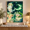 Leafeon Custom Name Diamond Painting Personalized 5D Full Drill DIY Diamond Art Home Decor