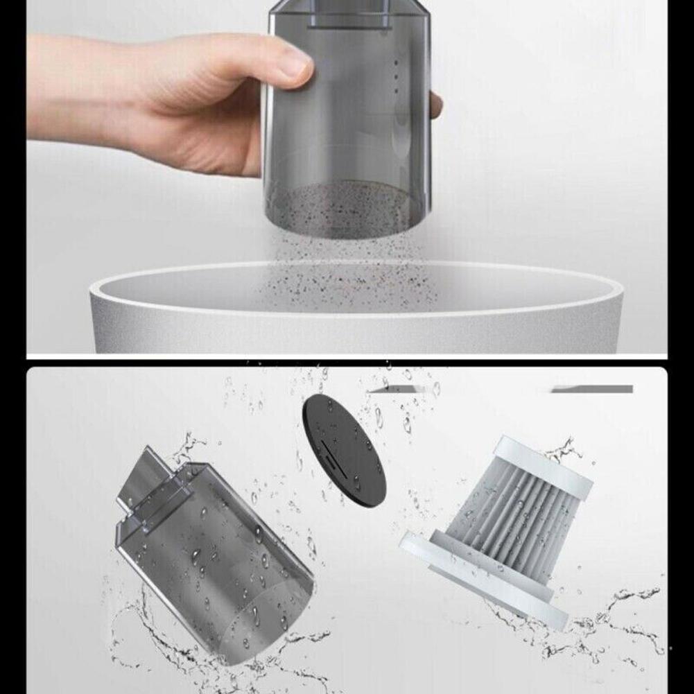 6000Pa Kabelloser Auto-Staubsauger 120W Akku-Handstaubsauger Starke Saugkraft Staubfangbehälter Leistungsstarker Luftreiniger