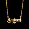 Atoztide Custom Name Necklace for Women Zircon Heart Butterfly Stainless Steel Jewelry Choker Chain Personalized Birthday Gift