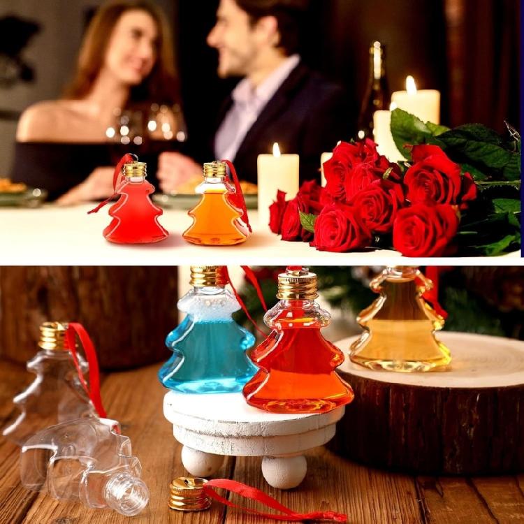 20 Stück Mehrzweck Klare Kugeln Leicht zu Befüllen Weihnachtsdekoration für Individuelle Baumdekoration und Partydekorationen