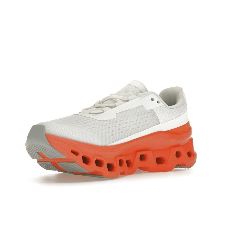 On Running Cloudmonster White Flame (Womens) Women Sneakers 61.97724