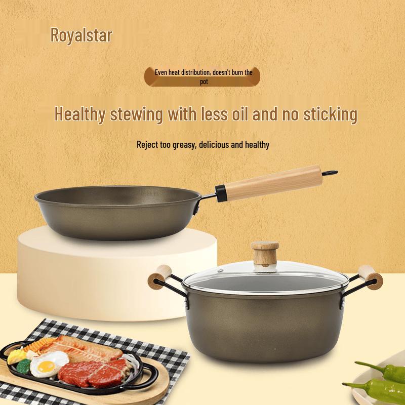 Royalstar Titanium Non-Stick Cookware 2-Piece Set