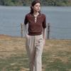 Simpeulleteulo Simple Retro Wide Fit Casual Pants_2 Color