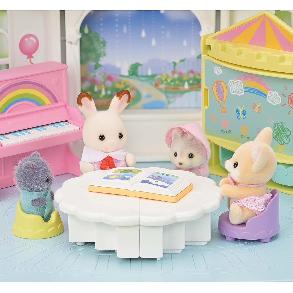 EPOCH Sylvanian Families Everyone's Sunshine Kindergarten Dollhouse Toy S-68