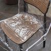 Clear Chair Seat Cover Waterproof PVC Chair Protector Slipcover Chair Cover  Salon Use