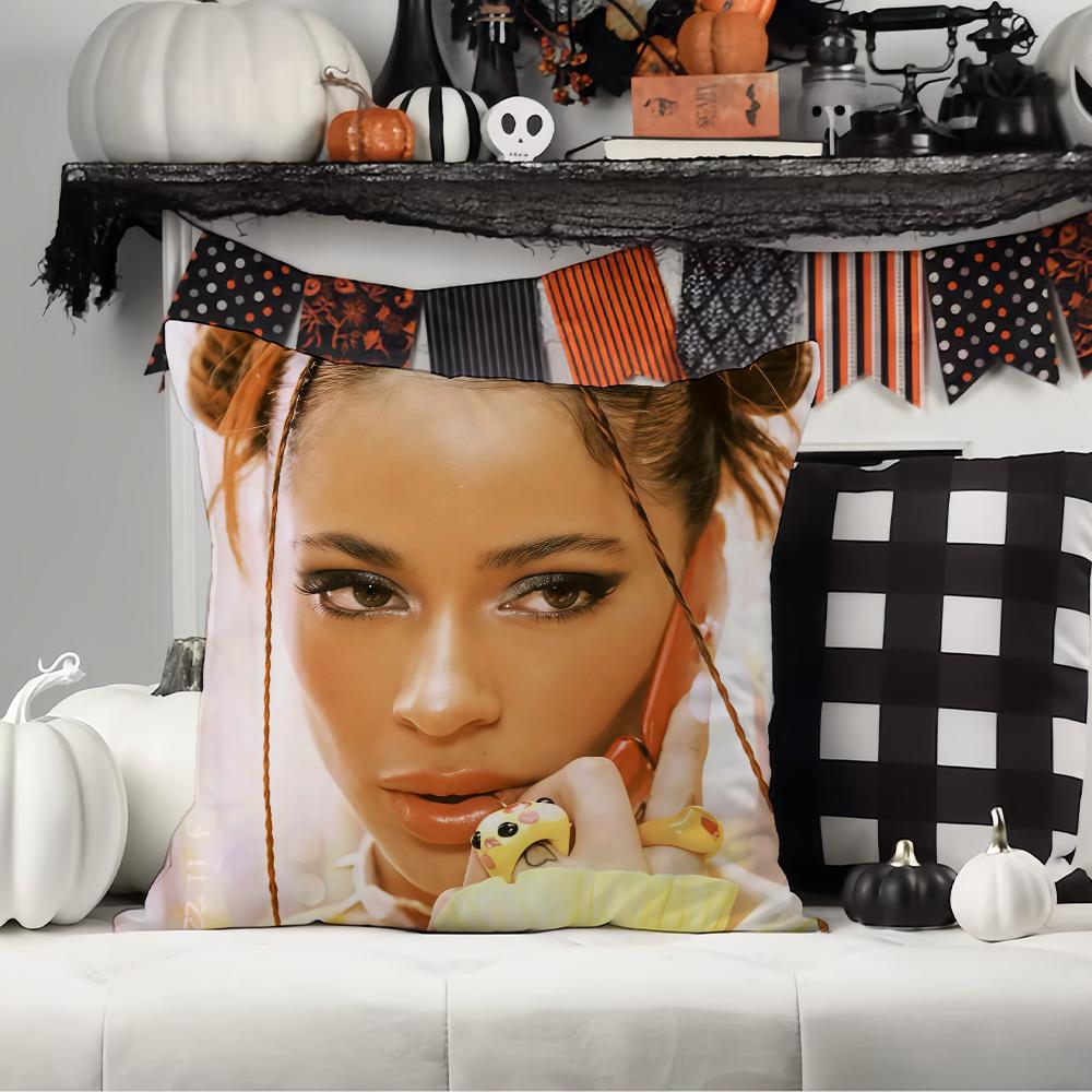 Argentine Singer Tini Pillow Case Office Cushions Suitable For Sofa Car Bedroom Decorative Cushion Cover