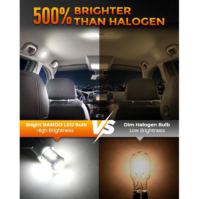 BANGO 24 Pieces Car LED Interior Light Bulbs, Non-Polarity Design with Removal Tool, Suitable for Car Dome Map Door Trunk License Plate Lights, Etc.
