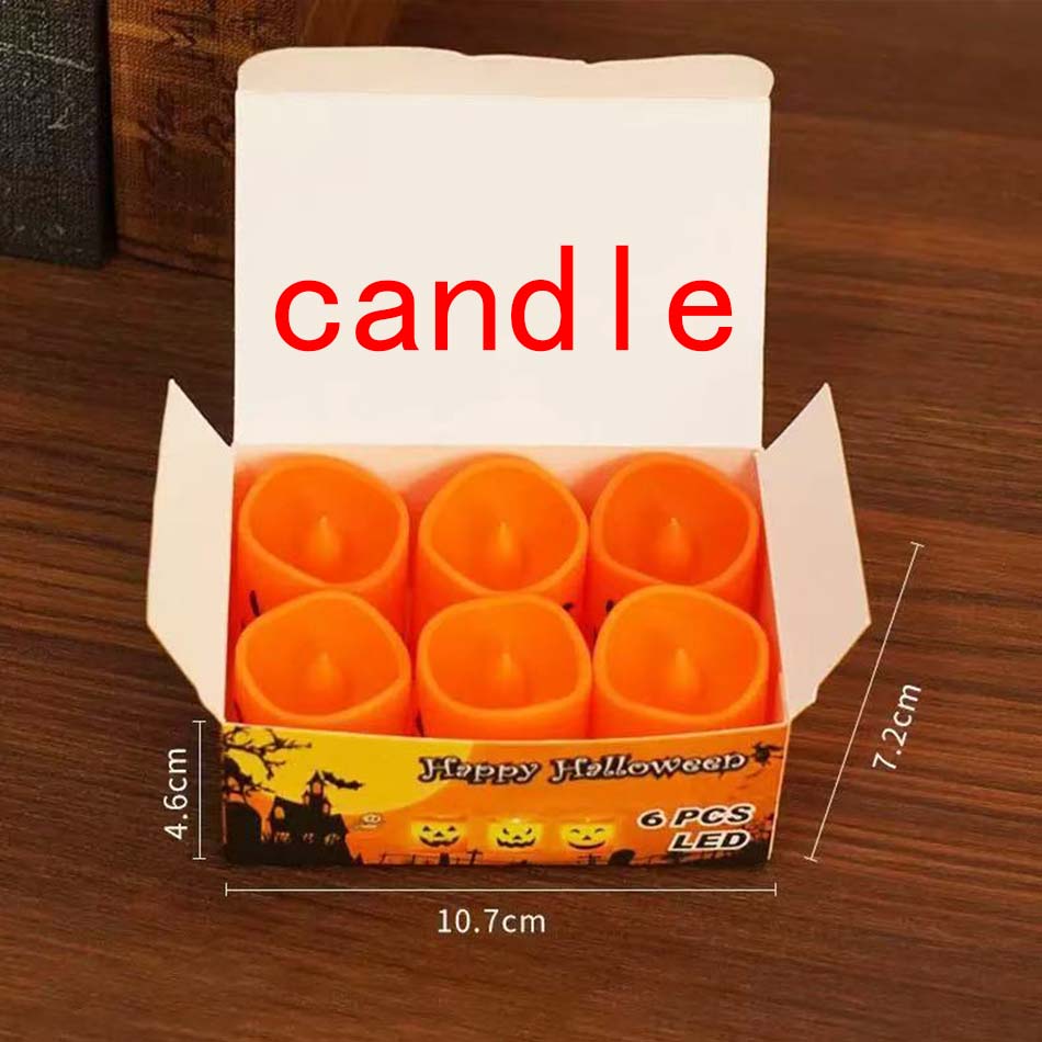 Felinar cu dovleac LED de Halloween Lampă cu lumină LED Recuzită pentru casă Bar Decor de Halloween Felinar LED Amenajare scenă Decorațiune pentru casă