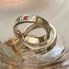 Beautifully Crafted Adjustable Daisy Rose Dripping Glaze Ring For Women With Trendy Design