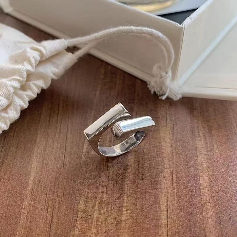 New Design Rings for Women Geometric Irregular Adjustable Opening Finger Ring Luxury Jewelry Gifts Party Accessories Ring