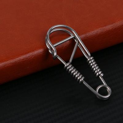 Stainless Steel Stainless Steel Wire Snap Clip Snap Clip Carabiner Key Ring  Belt Clip