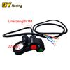 Motorcycle Switch Handlebar Switch Electric Bike Scooter Horn Turn Signals On/Off Button Light Switch Motorcycle Accessories