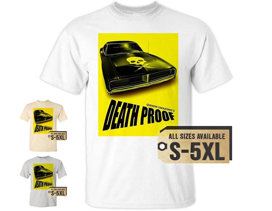 Grindhouse Death Proof V7 T SHIRT Movie Poster White Natural Vintage sizes S-5XL 3XL