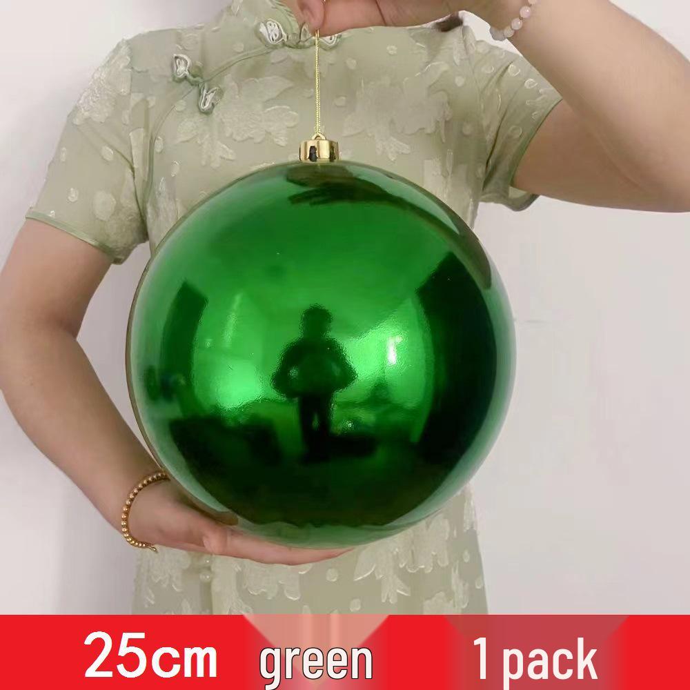 Custom Electroplated Round Christmas Hanging Ornament