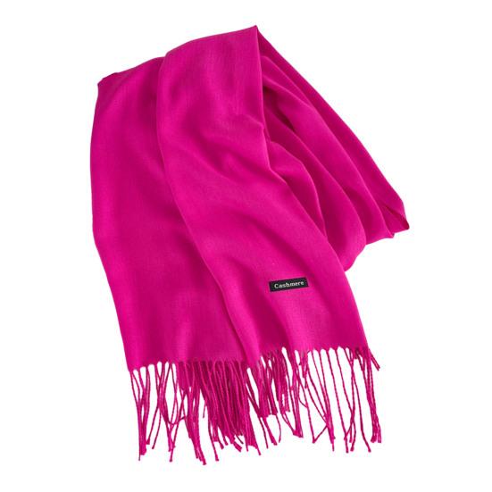 Kvinner Høst Vinter Skjerf Fortykket Ensfarget Duskdekor Varmt Mykt Koselig Bredt Og Langt Halsbeskyttelse Dame Sjal