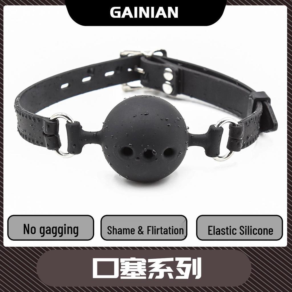 Silicone Erotic Bondage Gag Toy - European & American Oral Passion Prop
