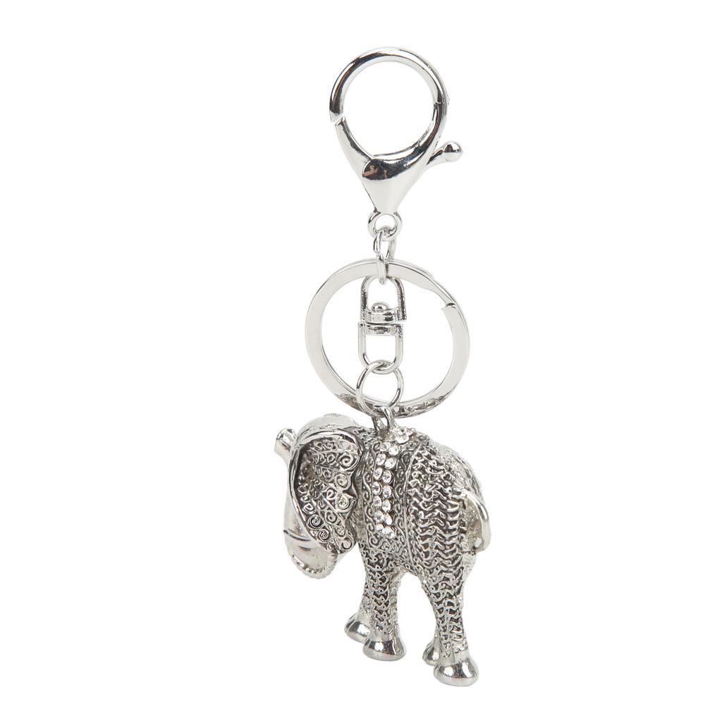 Elephant Keychain Electroplate Retro Keychain Good Luck Environmental Friendly Elephant Key Chain Cute Keychain for Birthday