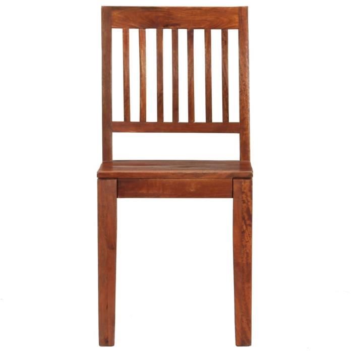 VidaXL Dining Chairs 4 Pcs Solid Mango Wood